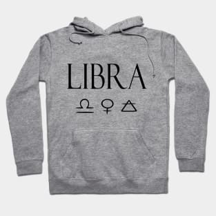 Libra Glyph Planet Element Hoodie